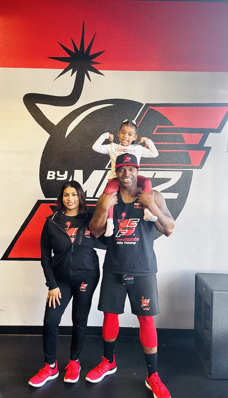 Coach Mugz the Celebrity with Neelam & Naveah — Fitness Explosion owners